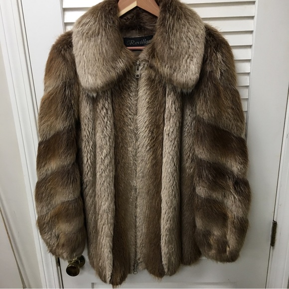 Beaver Fur Jacket - Picture 1 of 7